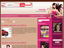 Tablet Screenshot of claudia09avon.eu